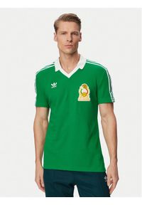 Adidas - adidas Koszulka techniczna Mexico Home Jersey 1986 JN3710 Zielony Slim Fit. Kolor: zielony. Materiał: syntetyk #1