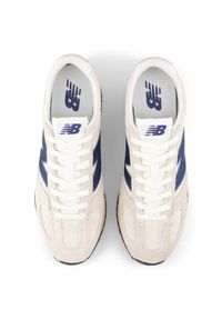 Buty unisex New Balance U4711H9 – beżowe. Kolor: beżowy. Materiał: materiał, syntetyk, zamsz. Szerokość cholewki: normalna. Wzór: jodełka. Sezon: lato #4