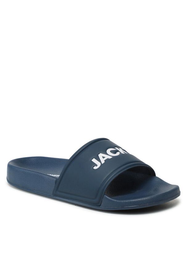 Jack & Jones - Klapki Jack&Jones. Kolor: niebieski