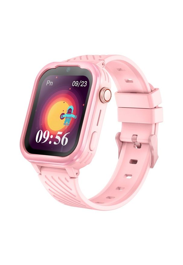 GARETT - Smartwatch Garett Kids Essa 4G Różowy. Rodzaj zegarka: smartwatch. Kolor: różowy. Styl: młodzieżowy