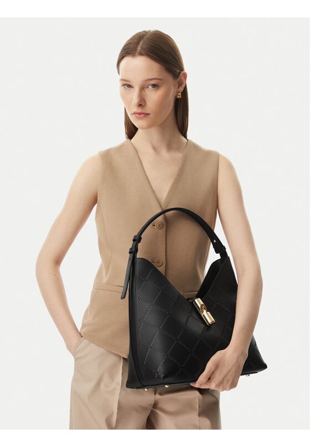 Furla Torebka Goccia M WB01499 BX3947 KH O6000 Czarny. Kolor: czarny. Materiał: skórzane