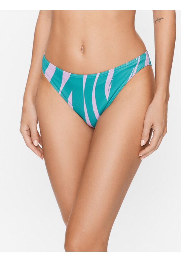 Triumph Dół od bikini Summer 10214539 Zielony. Kolor: zielony. Materiał: syntetyk