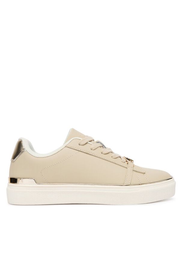Liu Jo Sneakersy Kiki 01 BF5063 PX026 Beżowy. Kolor: beżowy. Materiał: skóra