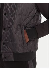 Karl Lagerfeld - KARL LAGERFELD Kurtka bomber 505064554504 Czarny Regular Fit. Typ kołnierza: dekolt w karo. Kolor: czarny. Materiał: syntetyk #4