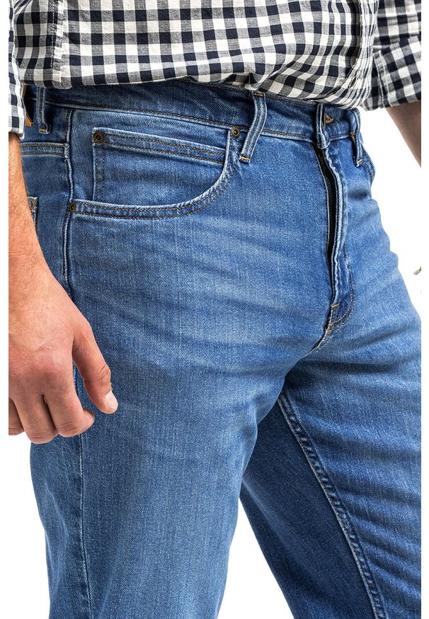Lee - LEE BROOKLYN MĘSKIE SPODNIE JEANSOWE STRAIGHT LAGOON L452PXFI 112322217
