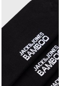 Jack & Jones skarpetki (5-pack) męskie kolor czarny. Kolor: czarny. Materiał: bawełna