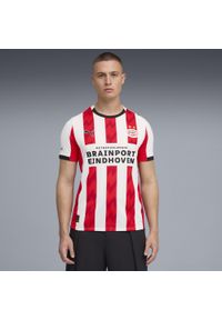Puma - Męska koszulka domowa PSV Eindhoven 25/26 PUMA. Kolor: czerwony, wielokolorowy, biały. Wzór: paski. Sport: piłka nożna #1