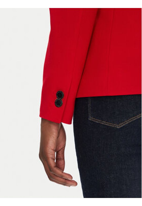Morgan Marynarka 251-VECO.F M Czerwony Slim Fit. Kolor: czerwony. Materiał: syntetyk