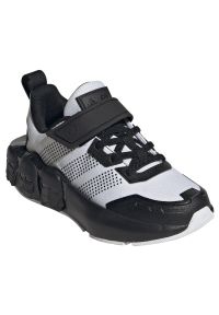 Adidas - Buty adidas Star Wars Runner K Jr ID0378 białe. Okazja: na co dzień. Zapięcie: rzepy. Kolor: biały. Materiał: syntetyk, guma. Szerokość cholewki: normalna. Wzór: motyw z bajki #3