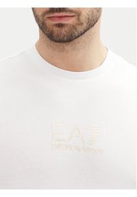 EA7 Emporio Armani T-Shirt 7M000301 AF13739 U0002 Biały Slim Fit. Kolor: biały. Materiał: wiskoza #3