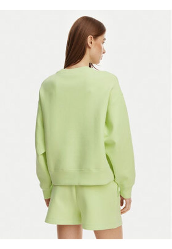 Lacoste Bluza SF0046 Zielony jasny Oversize. Kolor: zielony. Materiał: bawełna