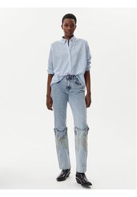 Mustang Koszula Ruby 1016116 Niebieski Oversize. Kolor: niebieski. Materiał: bawełna #2