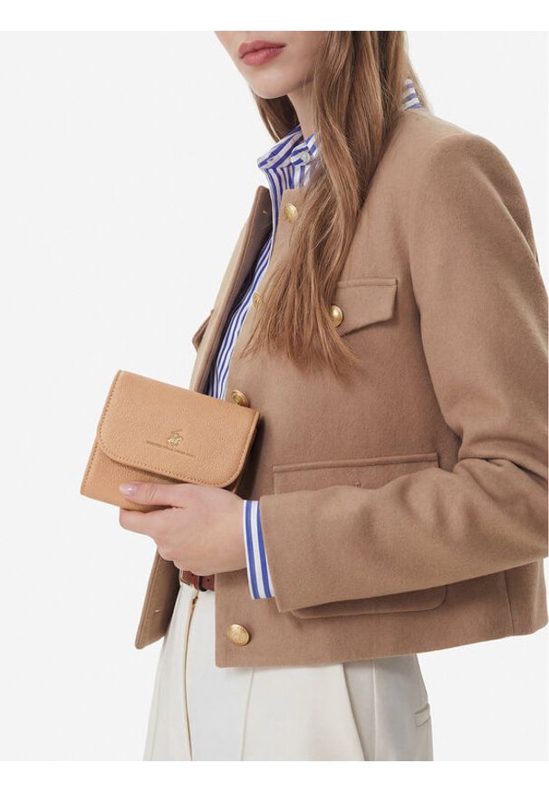 Beverly Hills Polo Club Portfel CWBEO-BHPC-W1-002-SS26 Beżowy. Kolor: beżowy. Materiał: materiał