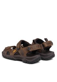 keen - Keen Sandały Targhee III Open Toe Sandal 1022423 Brązowy. Nosek buta: otwarty. Kolor: brązowy. Materiał: nubuk, skóra #3