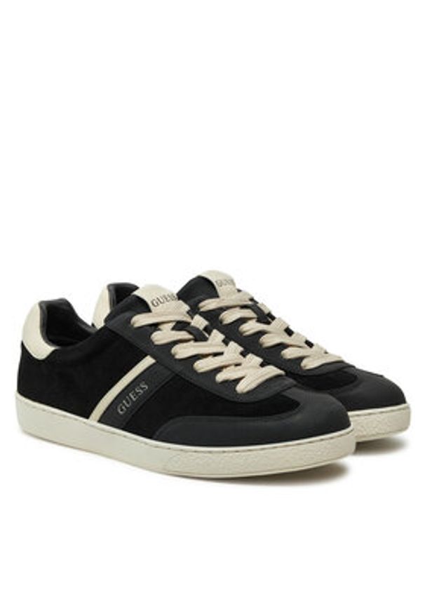 Guess Sneakersy FMPNII LEA12 Czarny. Kolor: czarny. Materiał: skóra