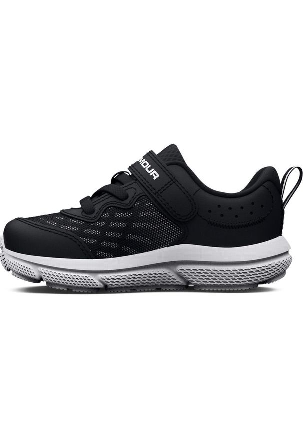 Buty Under Armour Assert 10 Ac, Dzieci. Kolor: czarny. Materiał: materiał. Sport: turystyka piesza