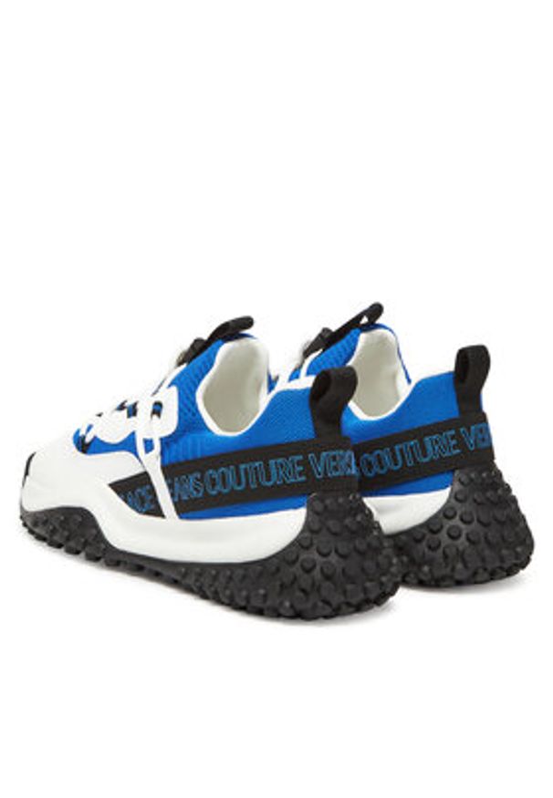 Versace Jeans Couture Sneakersy 78YA3SN2 Niebieski. Kolor: niebieski. Materiał: materiał