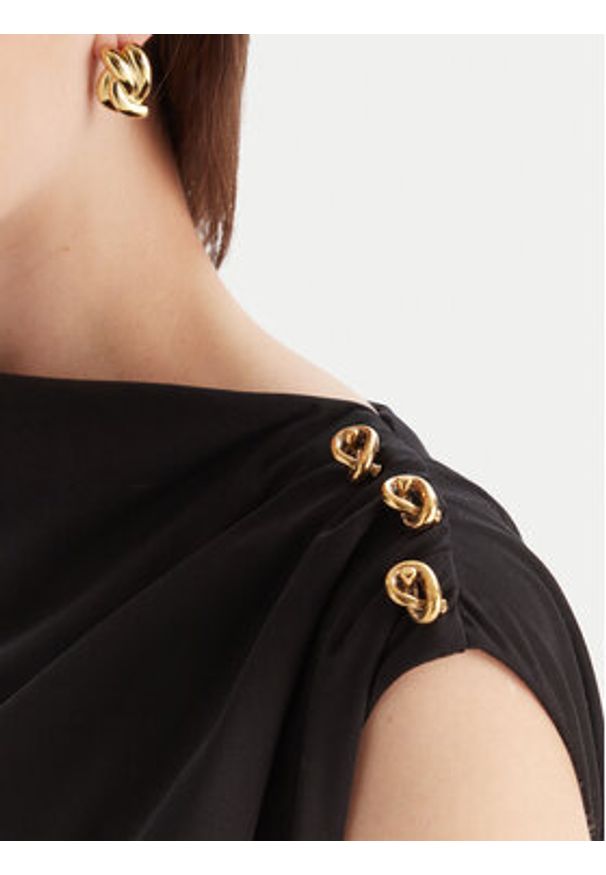 Marella Sukienka koktajlowa Scuola 2523626011 Czarny Slim Fit. Kolor: czarny. Materiał: syntetyk. Styl: wizytowy