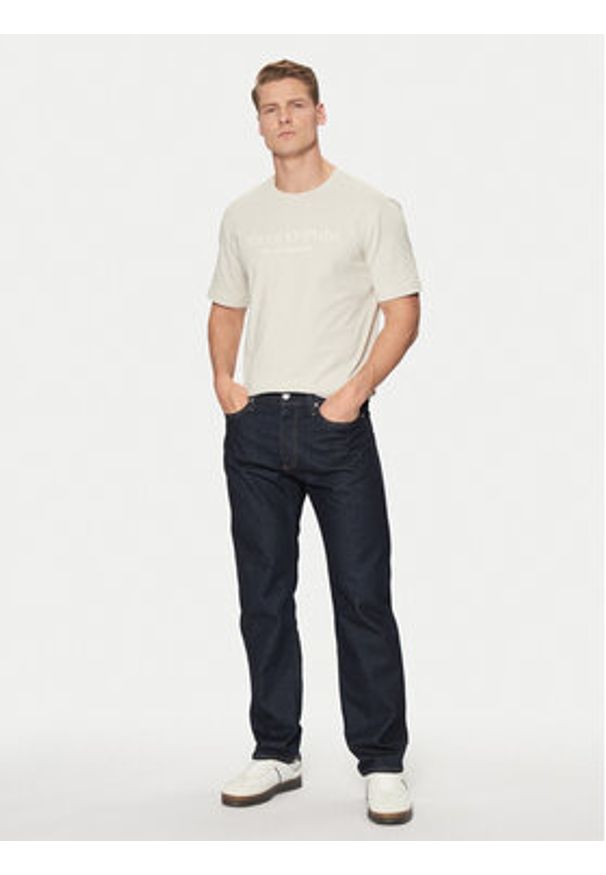 Marc O'Polo T-Shirt 520 2012 51052 Beżowy Regular Fit. Typ kołnierza: polo. Kolor: beżowy. Materiał: bawełna