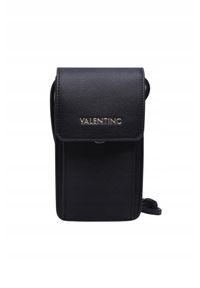 Valentino by Mario Valentino - VALENTINO Czarne etui na telefon Crossy. Kolor: czarny. Rodzaj torebki: na ramię