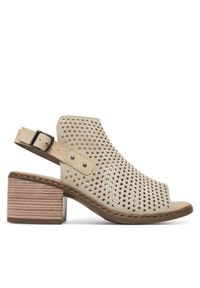 Sandały Rieker. Kolor: beżowy #1