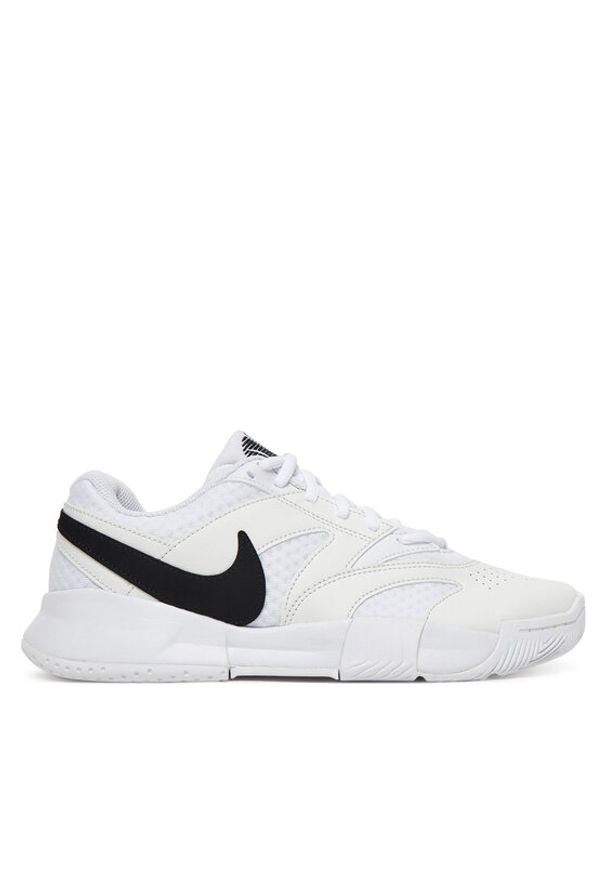 Nike Buty do tenisa W Court Lite 4 FD6575 100 Biały. Kolor: biały. Materiał: skóra. Model: Nike Court. Sport: tenis