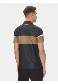 BOSS Polo Paddy The Open 25 50548813 Czarny Regular Fit. Typ kołnierza: polo. Kolor: czarny. Materiał: syntetyk #5