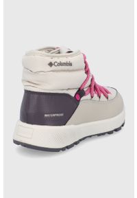 columbia - Columbia - Śniegowce Slopeside Village. Nosek buta: okrągły. Zapięcie: sznurówki. Kolor: beżowy. Materiał: guma. Sezon: zima #3
