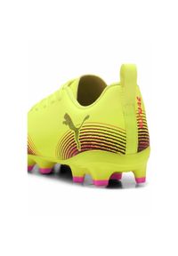 Puma - Młodzieżowe buty piłkarskie FUTURE 8 PLAY FG/AG PUMA. Kolor: żółty, wielokolorowy, różowy, czarny. Sport: piłka nożna