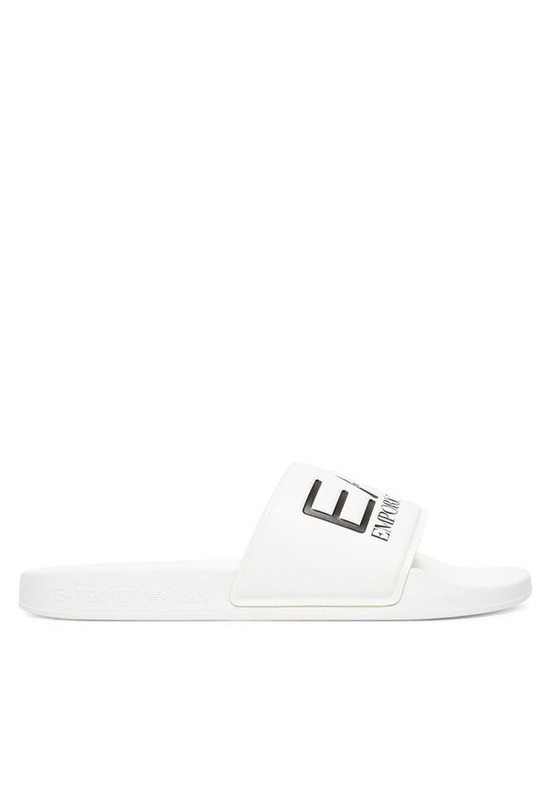 Klapki EA7 Emporio Armani. Kolor: biały