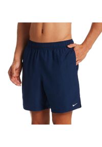 Szorty kąpielowe męskie Nike Essential 7" Volley. Kolor: niebieski