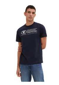 Tom Tailor T-Shirt 1035611 Niebieski Regular Fit. Kolor: niebieski. Materiał: bawełna #8