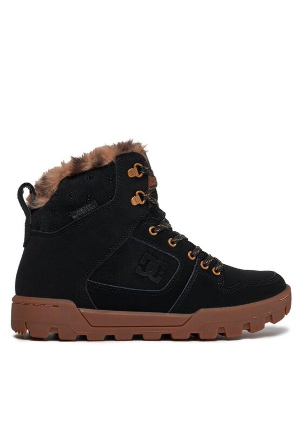 DC Shoes Botki Manteca 4 ADJB100012 Czarny. Kolor: czarny. Materiał: skóra