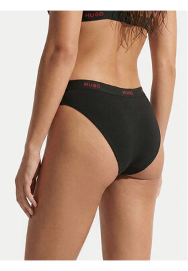 Hugo - HUGO Figi klasyczne 50557102 Czarny. Kolor: czarny. Materiał: bawełna