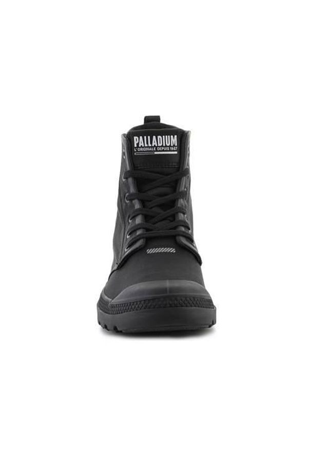 Buty do chodzenia męskie Palladium Pampa Lite+ Hi. Zapięcie: sznurówki. Kolor: czarny. Materiał: materiał, syntetyk, tkanina. Szerokość cholewki: normalna. Sport: turystyka piesza