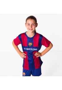 Strój piłkarski dla dzieci FC Barcelona home 23/24. Kolor: wielokolorowy, niebieski, czerwony. Sport: piłka nożna #2