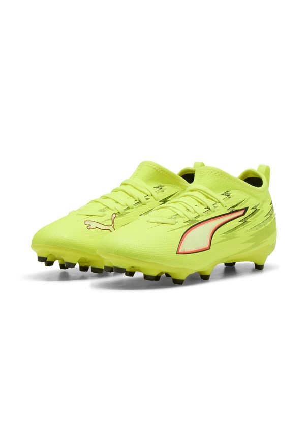 Puma - Młodzieżowe buty piłkarskie ULTRA 6 MATCH FG/AG PUMA. Kolor: czerwony, żółty, wielokolorowy, czarny. Sport: piłka nożna