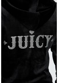 Juicy Couture - JUICY COUTURE Czarna bluza z cyrkoniami Rodeo Robertson. Kolor: czarny #3