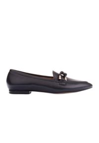 Marco Shoes Loafersy z ozdobą czarne. Kolor: czarny. Wzór: aplikacja #1