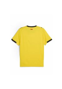 Puma - Męska koszulka wyjazdowa Girona FC 25/26 PUMA Faster Yellow Red. Kolor: czerwony, wielokolorowy, żółty. Sport: piłka nożna
