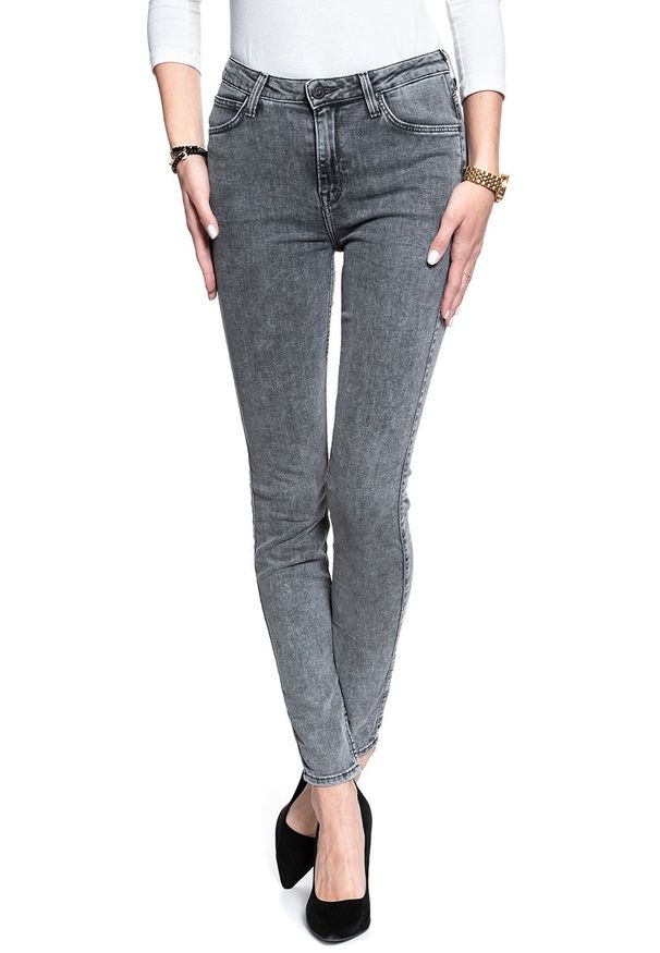 Lee - SPODNIE DAMSKIE LEE SCARLETT HIGH JAGGER BLACK L626YELT