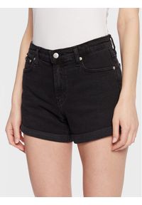 Calvin Klein Jeans Szorty jeansowe J20J220645 Czarny Regular Fit. Kolor: czarny. Materiał: bawełna #1