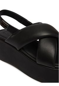 Tommy Jeans Sandały Padded Strap Wedge Sandals EN0EN02946 Czarny. Kolor: czarny. Materiał: skóra #3