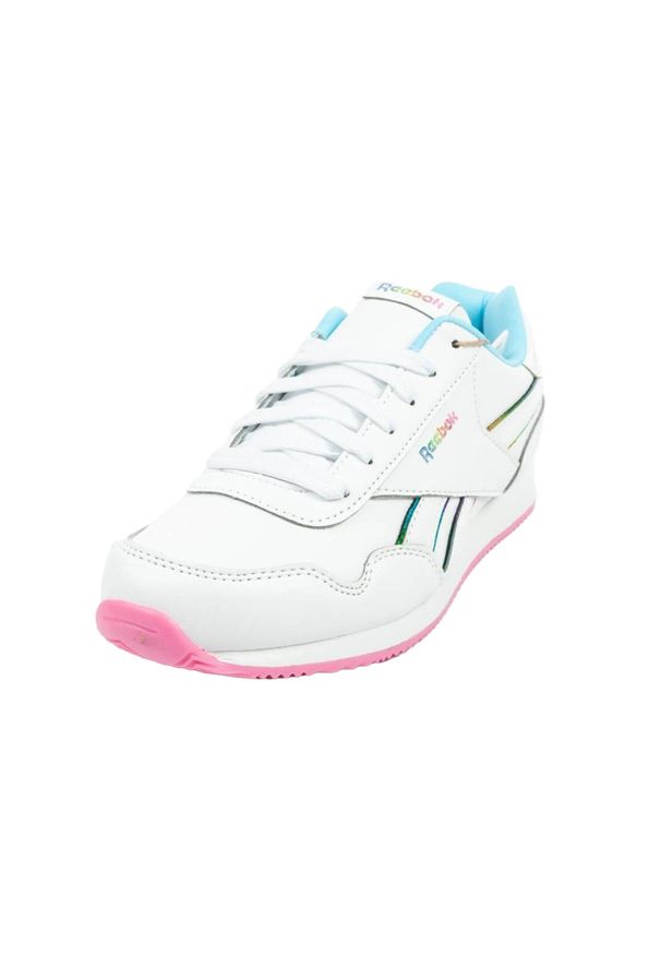 Reebok - Skórzane Buty Dziecięce Royal Ecological. Kolor: biały. Materiał: skóra. Model: Reebok Royal. Sport: turystyka piesza