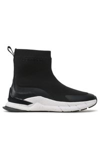 Calvin Klein Sneakersy Sock Boot HW0HW01589 Czarny. Kolor: czarny. Materiał: materiał
