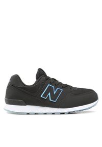 New Balance Sneakersy GC574IG1 Czarny. Kolor: czarny. Materiał: skóra. Model: New Balance 574 #1