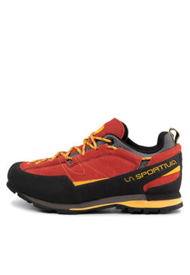 LA SPORTIVA - La Sportiva Trekkingi Boulder X 838RE Czerwony. Kolor: czerwony. Materiał: zamsz, skóra. Sport: turystyka piesza