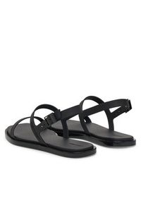 Calvin Klein Sandały Sandal - Jelly HW0HW02426 Czarny. Kolor: czarny