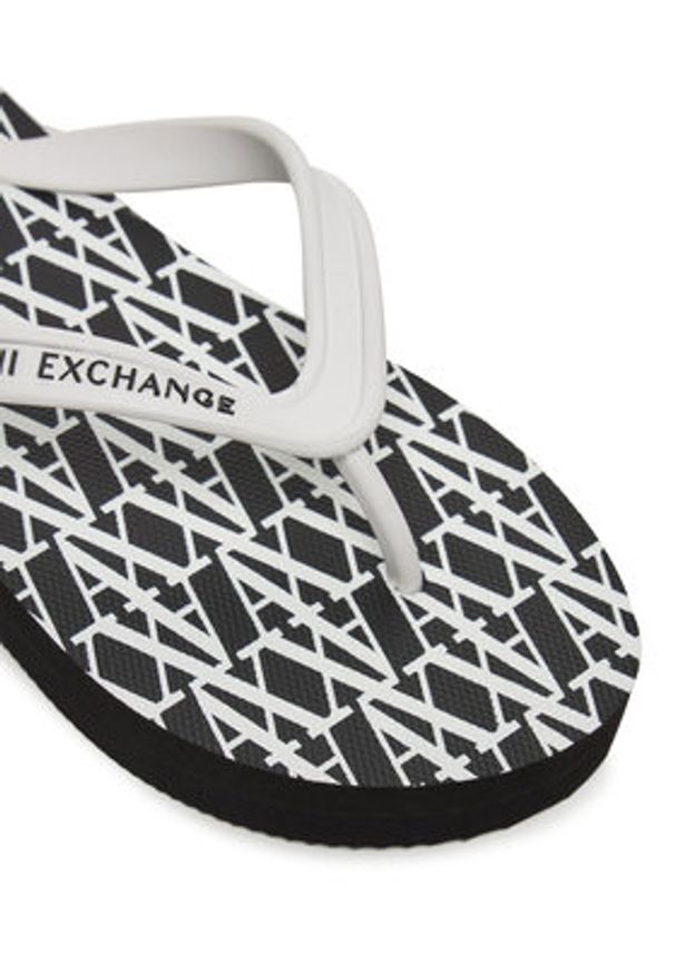 Armani Exchange Japonki XDQ010 XV700 T037 Czarny. Kolor: czarny. Materiał: syntetyk