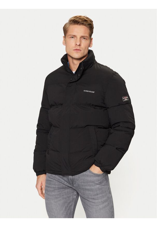 Guess Kurtka zimowa M4BL20 WGII2 Czarny Regular Fit. Kolor: czarny. Materiał: syntetyk. Sezon: zima